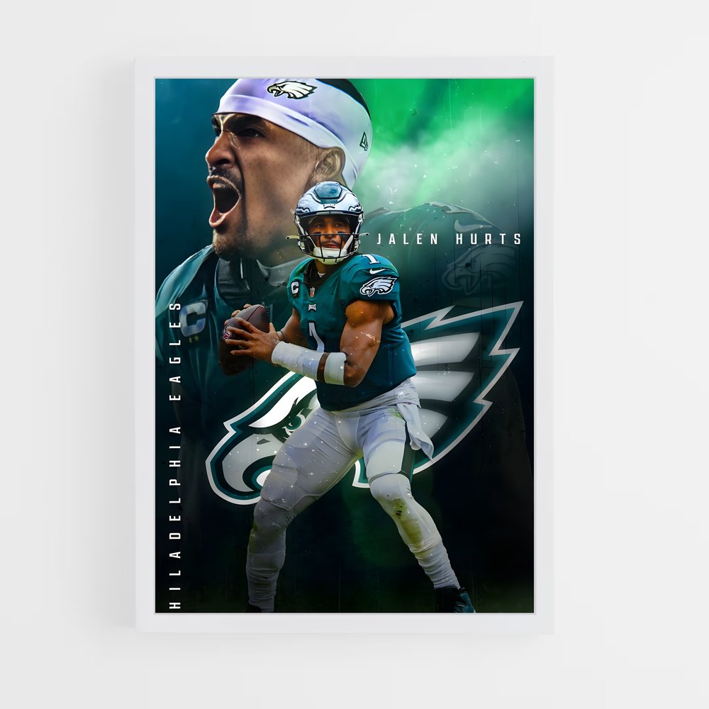 Poster Eagles en Action (vue 3)